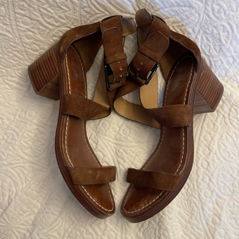 Belle by Sigerson Morrison sandals 8.5 brown leather - Picture 9 of 9